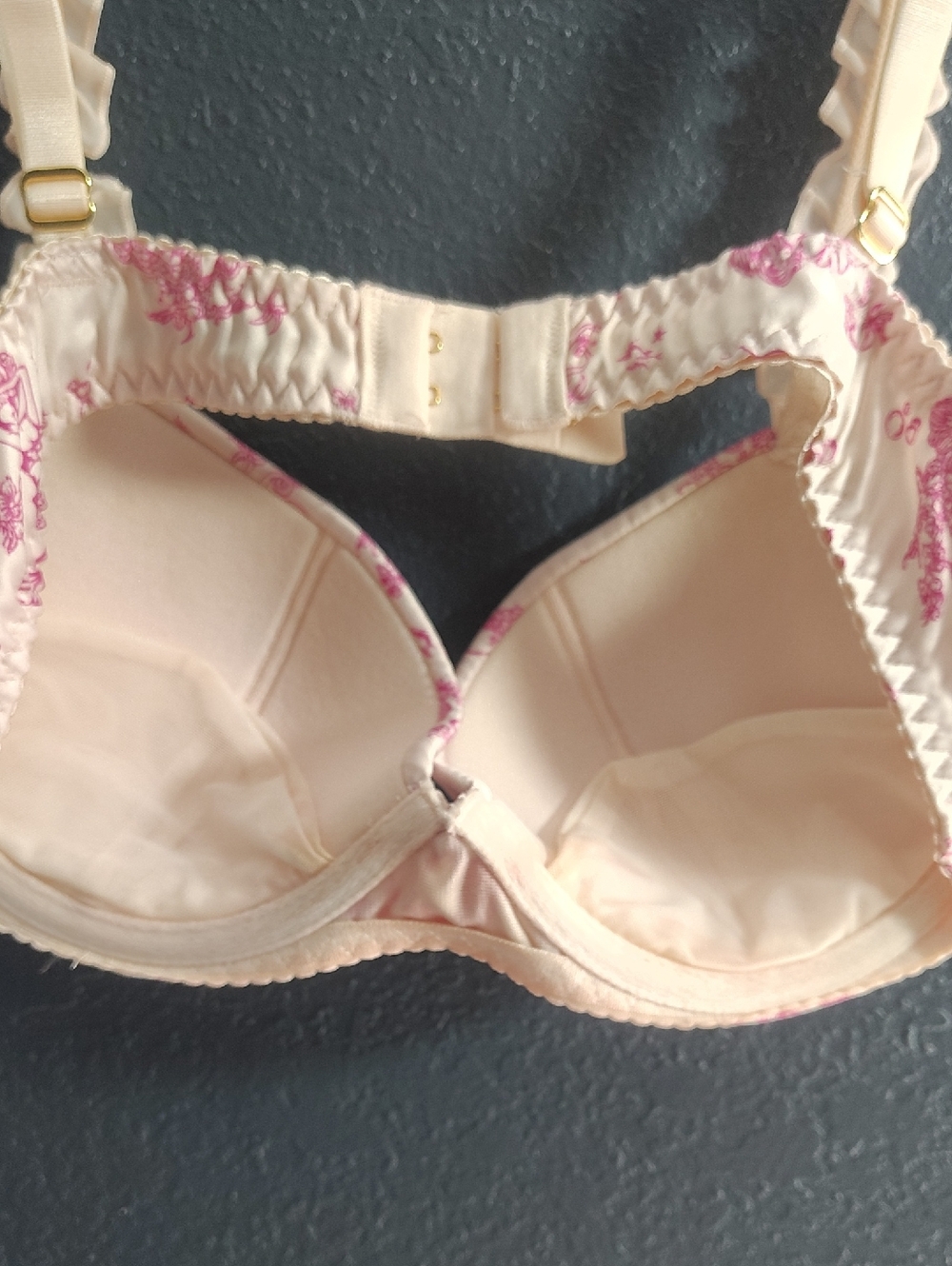 Victoria Secret's Sexy Little Things Y2k Mermaid Pink Peach Bra - Picture 7 of 11